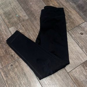 girls black leggings